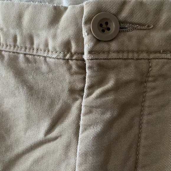 J.Crew Flannel Lined Broken In Men’s Tan Pants Cotton Regular Fit 34W 30L - Picture 3 of 13